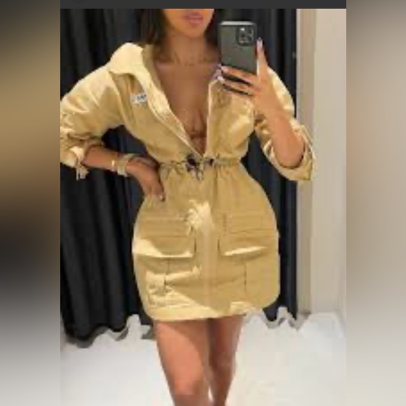 BBXBrand Cargo Shirt Dress size US Size 6/UK size 10 - Picture 4 of 8